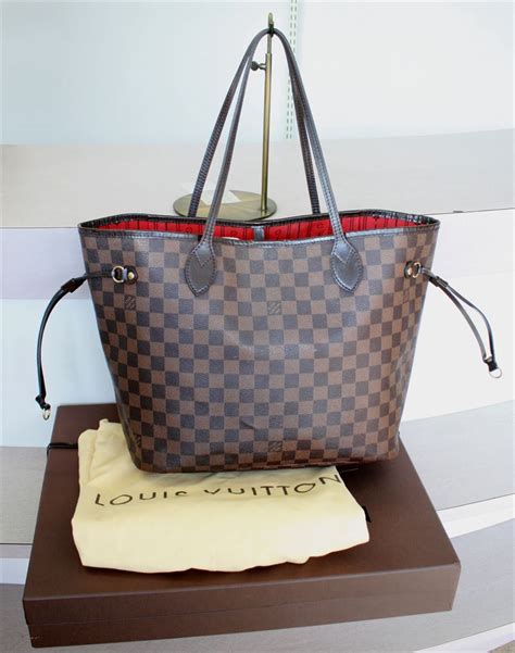 authentic louis vuitton damier neverfull mm bag|louis vuitton damier ebene original.